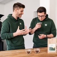 Bild einer Kaffeeverkostung